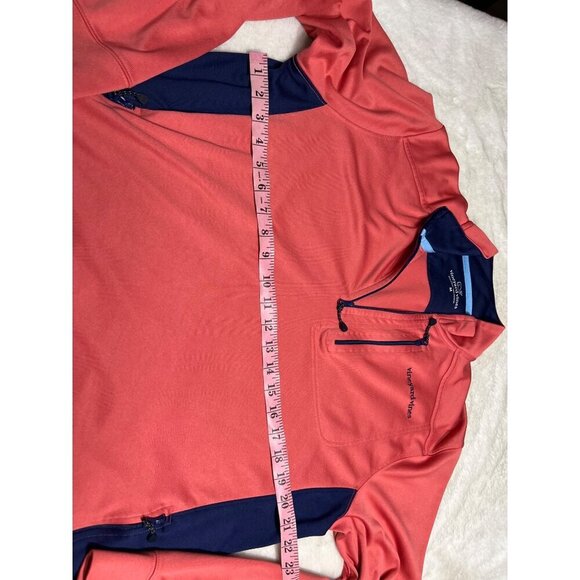 Vineyard Vines performance Jersey 1/4 zip pullover mens size medium - Picture 6 of 7